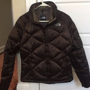 North Face 550 Brown Puff Jacket- M